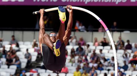 Sprung nach London. Bei der WM 2017 verpasste Raphael Holzdeppe eine Medaille.