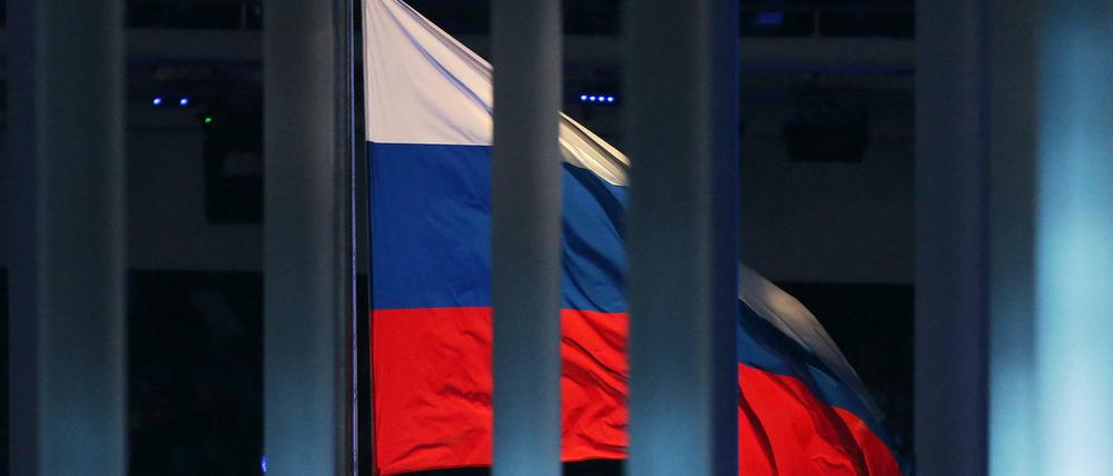 Ausgeschlossen. Die russische Nationalflagge wird bei der am Freitag beginnenden Leichtathletik-WM in Doha nicht wehen.