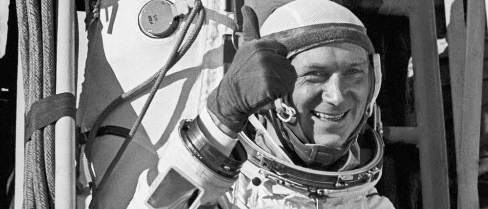 Sigmund Jähn vor dem Start seines Weltraumfluges