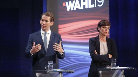 Im Fernsehduell zwischen Sebastian Kurz und Pamela Rendi-Wagner wurde es persönlich.