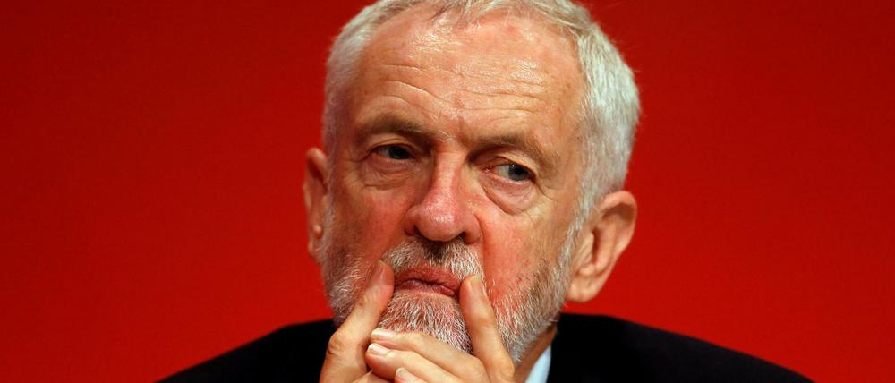 Weiter unentschlossen beim Brexit: Labour-Chef Jeremy Corbyn