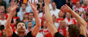 Nichts zu holen. Deutschlands Kapitän Lukas Kampa (l.) schied im Viertelfinale aus.