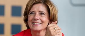 Malu Dreyer, Ministerpräsidentin von Rheinland-Pfalz, ist von 1. Oktober an alleinige kommissarische SPD-Chefin.
