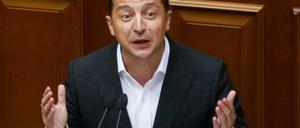 Der ukrainische Staatschef Wolodymyr Selenski spricht in New York.