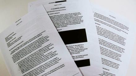 Das Foto zeigt das Whistleblower-Dokument.