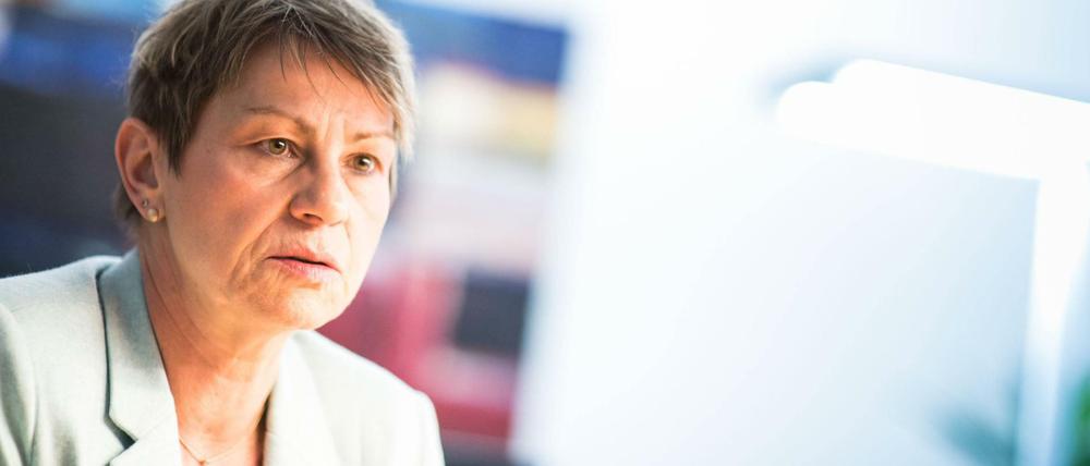 Elke Breitenbach, Senatorin für Integration, Arbeit und Soziales (Linke).
