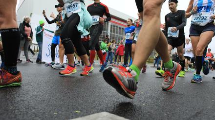 Mäßiges Laufwetter. Marathonteilnehmer müssen sich auf Niederschlag einstellen.