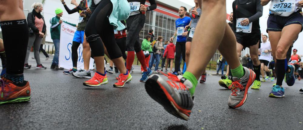 Mäßiges Laufwetter. Marathonteilnehmer müssen sich auf Niederschlag einstellen.