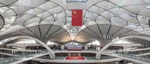 Futuristisch: Blick in Pekings neuen Flughafen Daxing 