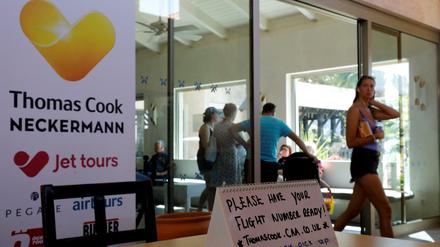 Besondere Umstände für Thomas-Cook-Urlauber in Hotels. Ab Freitag will die Versicherung beginnen, die Rechnungen zu begleichen. 
