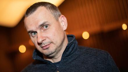 Der ukrainische Filmemacher Oleg Senzow, am Mittwoch im Berliner Kino International. 