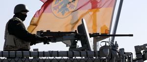 Bei den verschwundenen Waffen und Waffenteilen handelt es sich unter anderem um sechs Maschinengewehre.