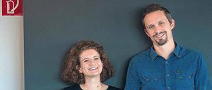 Funky. Sophie Burkhardt, stellvertretende Geschäftsführerin, und Florian Hager, Programm-Geschäftsführer des "Jungen Angebots" Junges Angebot von ARD und ZDF