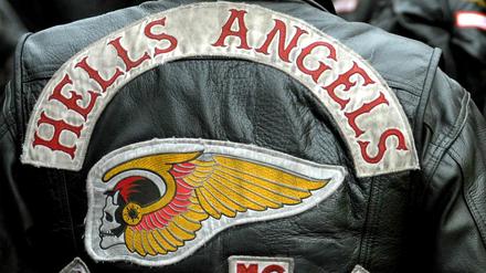 Ein Mitglied der Hells Angels. 
