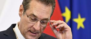 Der ehemalige österreichische Vizekanzler und Ex-FPÖ-Chef Heinz-Christian Strache.