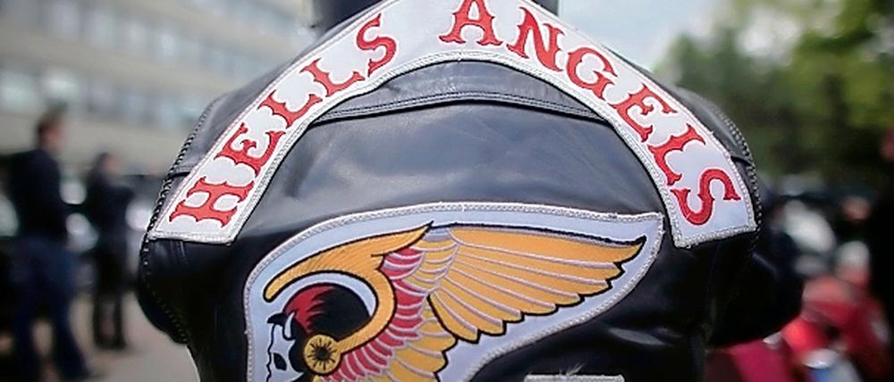 Ein Mitglied der Rockergruppe Hells Angels (Symbolbild).