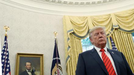 US-Präsident Donald Trump im Weißen Haus. 