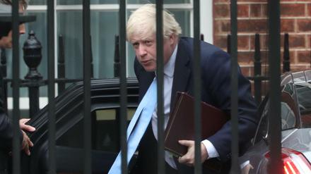 Premierminister Boris Johnson in der Downing Street