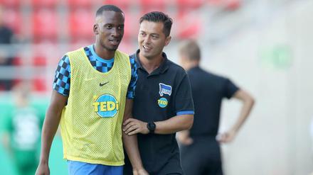 Ante Covic (r.) setzte zuletzt nicht auf Dodi Lukebakio in der Startelf.