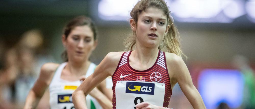 Zur Unzeit. Konstanze Klosterhalfen wird bei der WM mit der Dopingsperre ihres Trainers in den USA konfrontiert.
