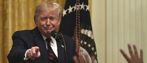 US-Präsident Donald Trump scheint von den Vorwürfen seiner Kritiker nicht sonderlich berührt zu sein. 