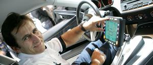 Aufgeben gibt es nicht bei ihm. Alessandro Zanardi im Cockpit eines DTM-Rennwagens.