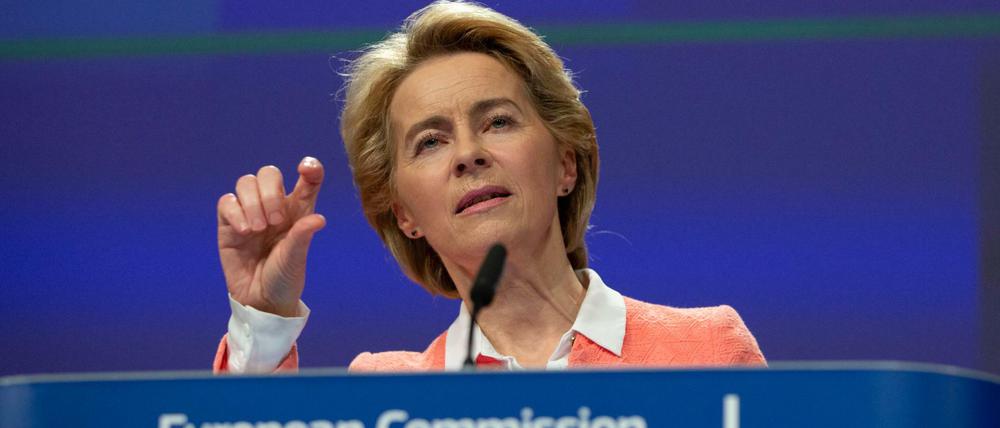 Ursula von der Leyen, damals zukünftige Präsidentin der Europäischen Kommission.