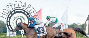 Die Galopprennbahn in Berlin-Hoppegarten gilt als eine der Schönsten ihrer Art. Neben dem "Preis der Deutschen Einheit", findet hier zum Beispiel der "Große Preis von Berlin" statt. 
