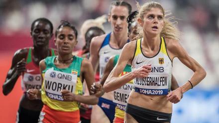 Einfach mal vorne weg und am Ende als Dritte sicher im Finale: Konstanze Klosterhalfen.