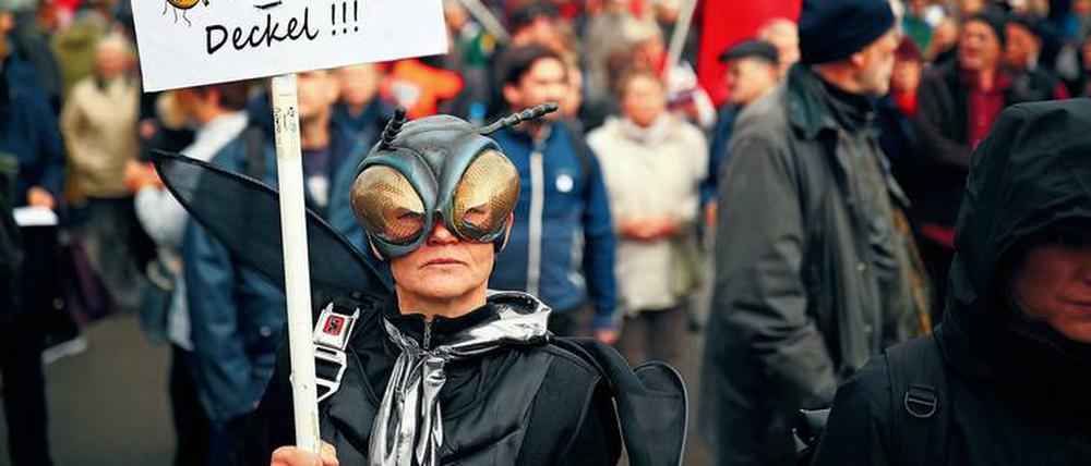 Hopp, hopp, hopp – Mietenstopp. Das war die zentrale Forderung bei der Mietendemonstration, die am Donnerstag von Mitte nach Kreuzberg führte.