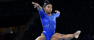 Simon Biles will ihren 20 WM-Medaillen in Stuttgart weitere hinzufügen.