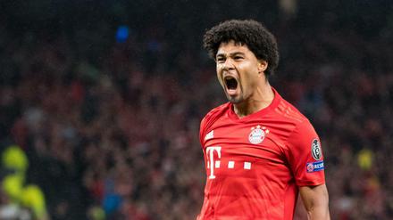 Für ihn gab's kein Halten: Serge Gnabry schoss Bayern München in London zum Sieg.
