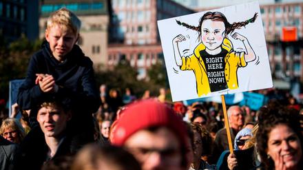 Klimaprotest in Stockholm