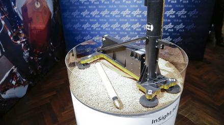 Der sogenannte "Marsmaulwurf" ist ein Instrument zur Messung des Wärmestroms im Innern des Roten Planeten.