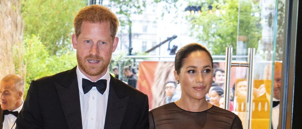 Meghan und Harry auf einer Filmpremiere. Das Paar steht unter Dauerbeobachtung der Medien