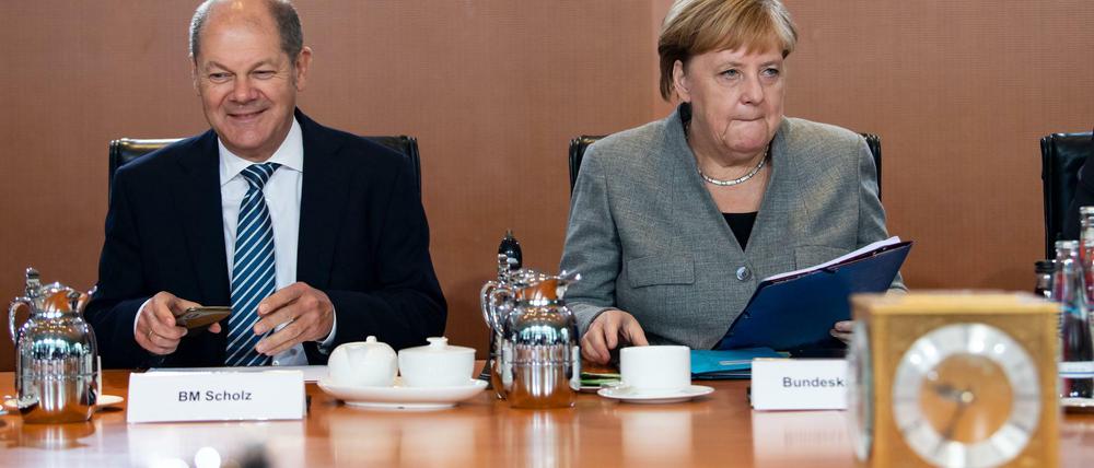 Überraschende Änderung der Tagesordnung: Ergänzungshaushalt zum Klimapaket von Finanzminister Olaf Scholz wird heute nicht behandelt.