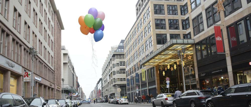Dieses Wochenende ist die Friedrichstraße zwischen Französischer Straße und Mohrenstraße eine Fußgängerzone.