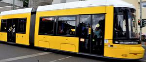 Ziel von Angriffen: eine Straßenbahn der BVG (Symbolbild).