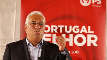 Antonio Costa, amtierender Premierminister und Kandidat der Sozialisten.