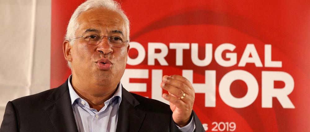 Antonio Costa, amtierender Premierminister und Kandidat der Sozialisten.