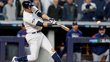 Nicht zu schlagen. Max Kepler ist mit den Minnesota Twins gegen die New York Yankees ausgeschieden.