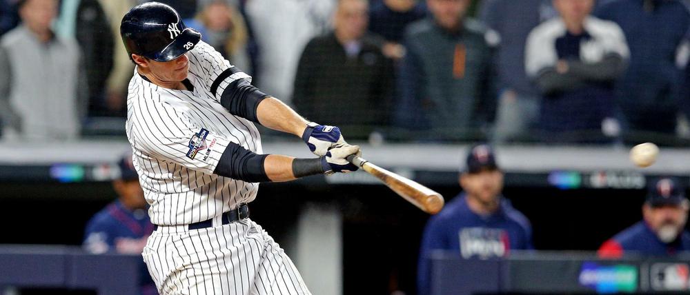 Nicht zu schlagen. Max Kepler ist mit den Minnesota Twins gegen die New York Yankees ausgeschieden.