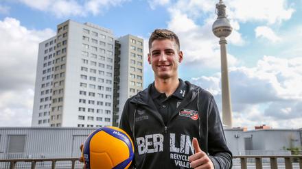 Moritz Reichert ist nun der neue erste Repräsentant der BR Volleys - und hat hohe Ziele.