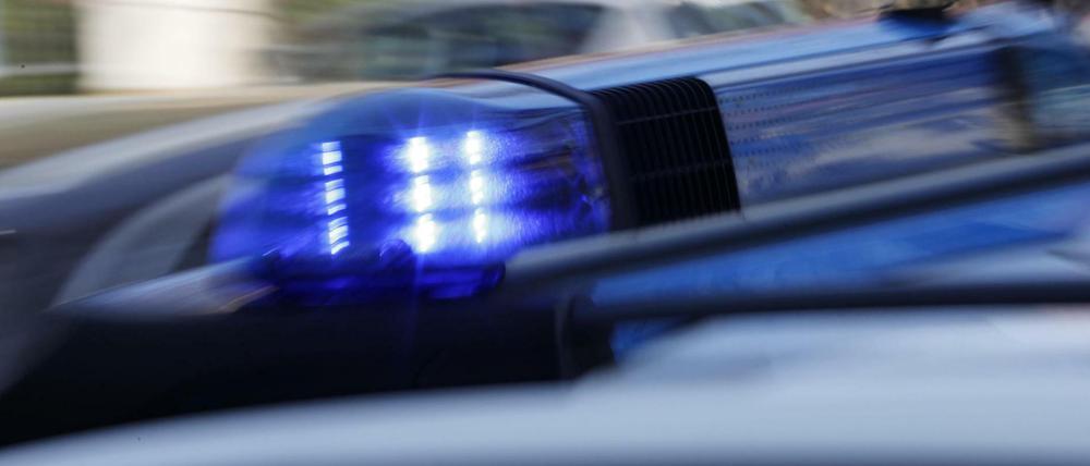 Der Streifenwagen wurde schwer beschädigt.