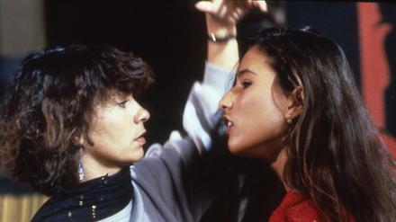 Jocelyne Saab mit Hala Bassam, der Hauptdarstellerin ihres Filmes "Ghazl Al-Banat".