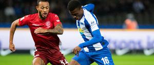 Dreh- und Angelpunkt. Javairo Dilrosun (r.) überzeugte bei Hertha BSC erneut.