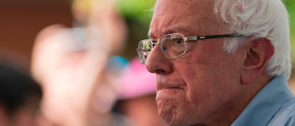 Bernie Sanders ist einer von rund 20 Bewerbern, die sich um die Präsidentschaftskandidatur der Demokraten für die US-Wahl 2020 bewerben.