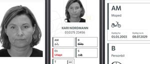 Kari Nordmann, die norwegische Monika Mustermann, und ihre neue Führerschein-App, die sie seit 1. Oktober nutzen kann.