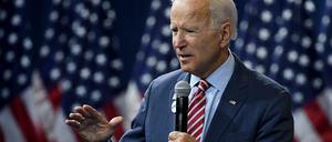 Joe Biden spricht bei einer Wahlkampfveranstaltung.