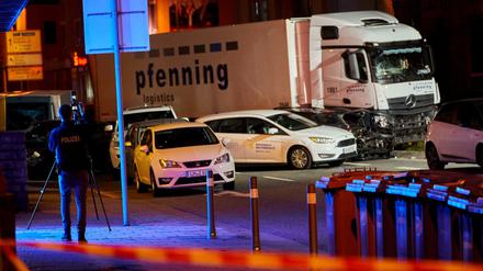 Die Unfallstelle in Limburg.